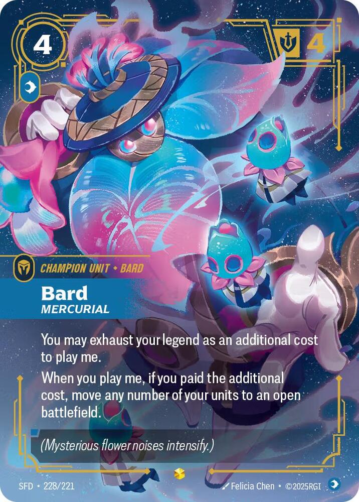 CardboardCrack - Bard - Mercurial (Overnumbered) - Spiritforged (SPF)
