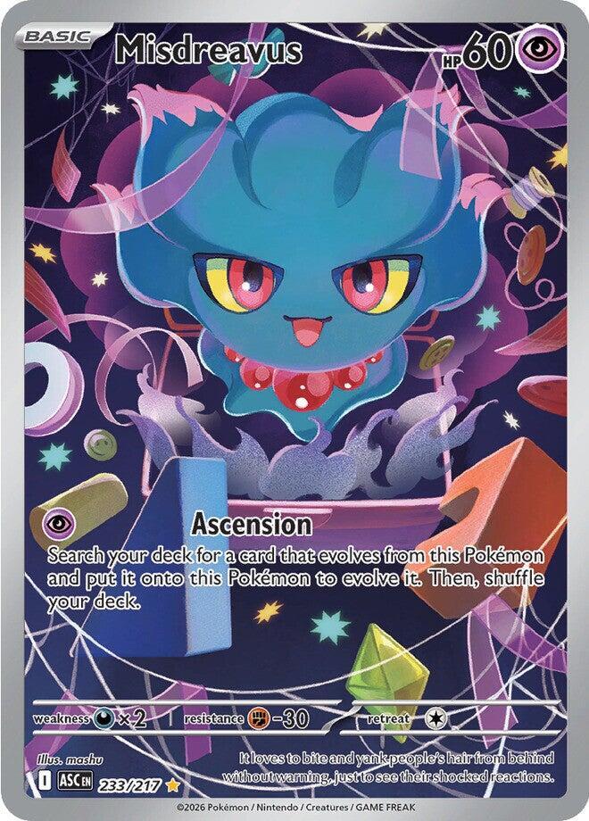 CardboardCrack - Misdreavus - 233/217 - ME: Ascended Heroes (ASC)