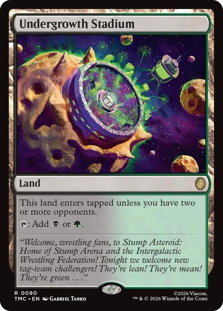 CardboardCrack - Undergrowth Stadium - Commander: Teenage Mutant Ninja Turtles (TMC)