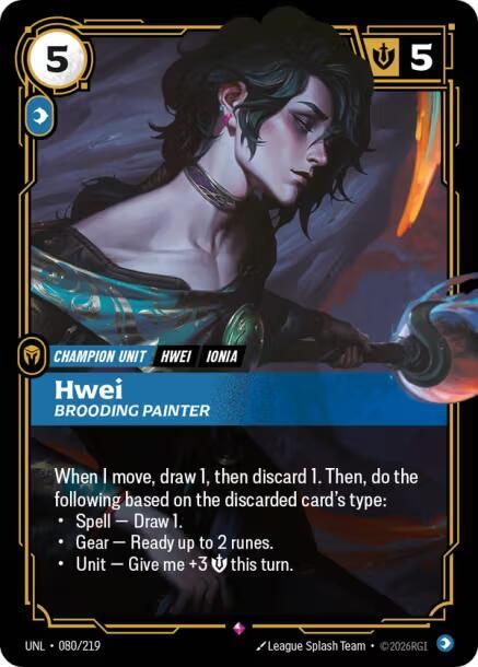 CardboardCrack - Hwei - Brooding Painter - Unleashed (UNL)