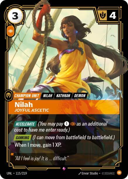 CardboardCrack - Nilah - Joyful Ascetic - Unleashed (UNL)