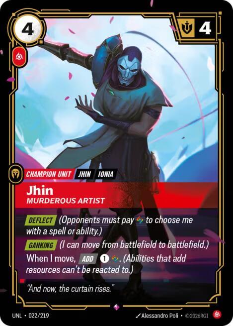 CardboardCrack - Jhin - Murderous Artist - Unleashed (UNL)