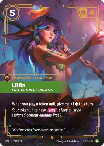 CardboardCrack - Lillia - Protector of Dreams - Unleashed (UNL)