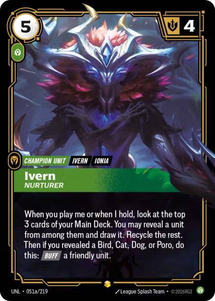 CardboardCrack - Ivern - Nurturer (Alternate Art) - Unleashed (UNL)