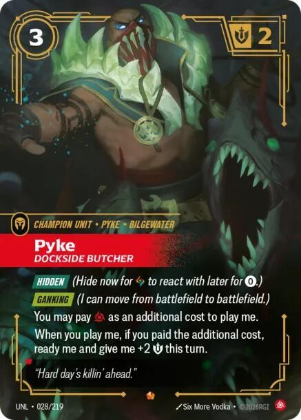 CardboardCrack - Pyke - Dockside Butcher - Unleashed (UNL)