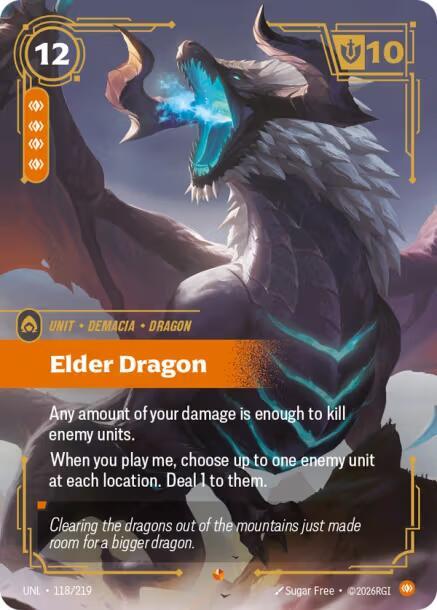 CardboardCrack - Elder Dragon - Unleashed (UNL)
