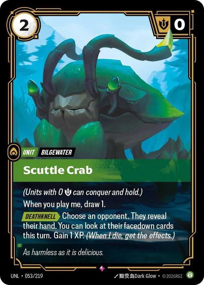 CardboardCrack - Scuttle Crab - Unleashed (UNL)