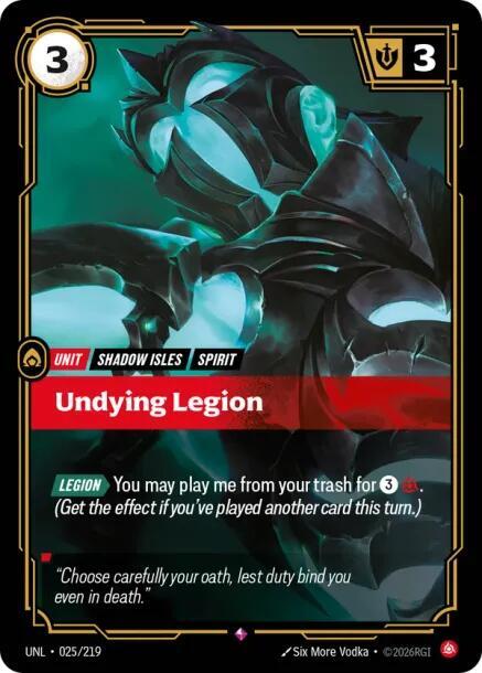 CardboardCrack - Undying Legion - Unleashed (UNL)