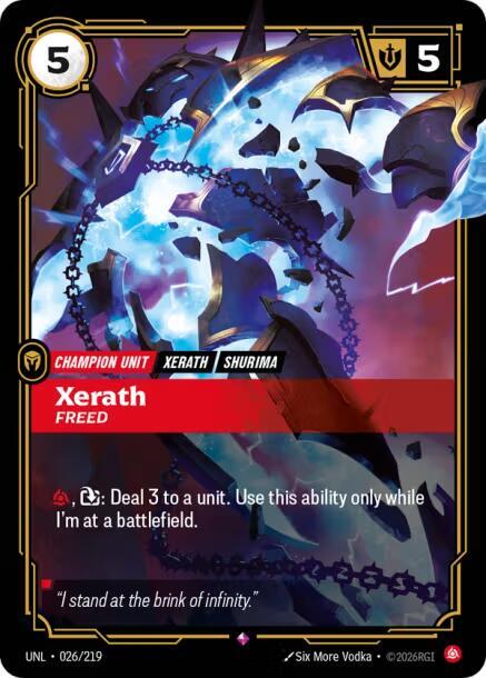 CardboardCrack - Xerath - Freed - Unleashed (UNL)