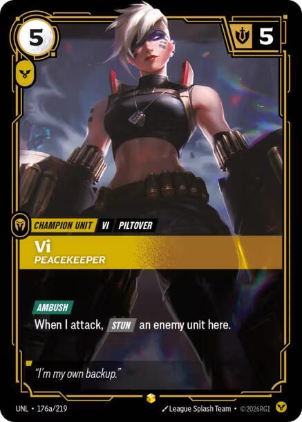 CardboardCrack - Vi - Peacekeeper (Alternate Art) - Unleashed (UNL)