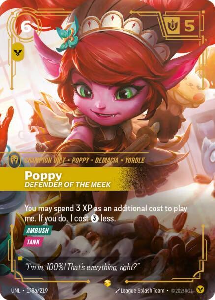 CardboardCrack - Poppy - Defender of the Meek (Alternate Art) - Unleashed (UNL)