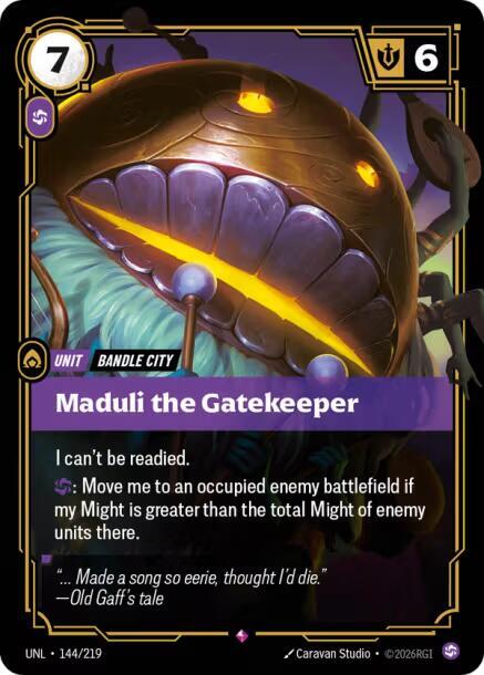 CardboardCrack - Maduli the Gatekeeper - Unleashed (UNL)