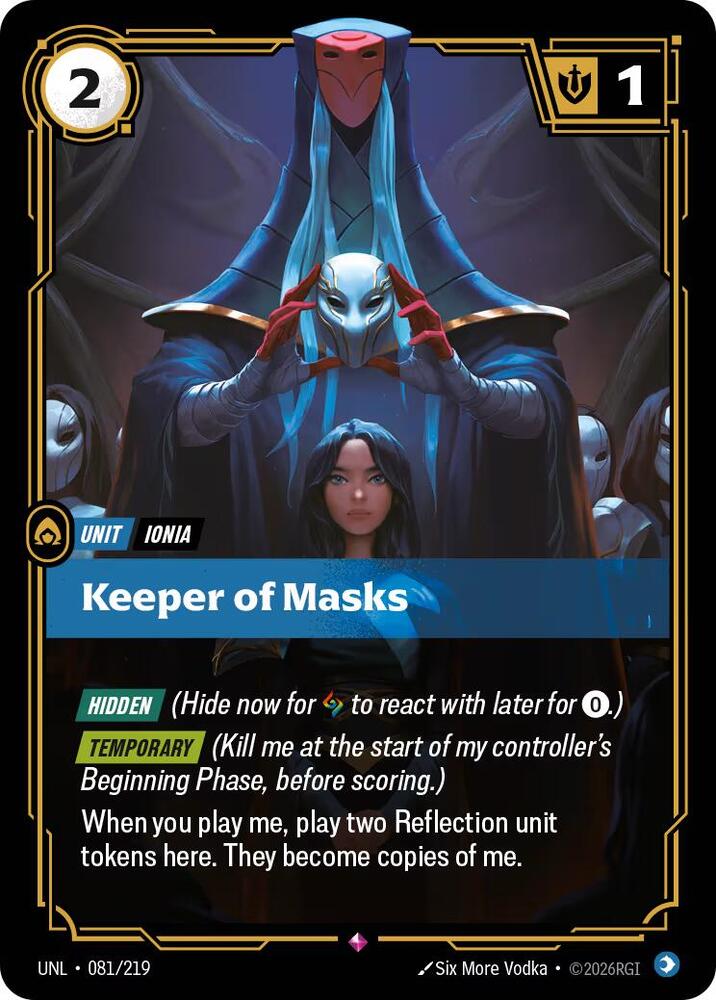 CardboardCrack - Keeper of Masks - Unleashed (UNL)