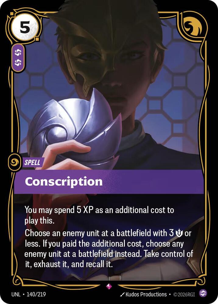CardboardCrack - Conscription - Unleashed (UNL)