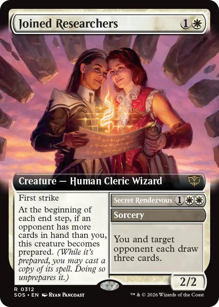CardboardCrack - Joined Researchers (Extended Art) - Secrets of Strixhaven (SOS)