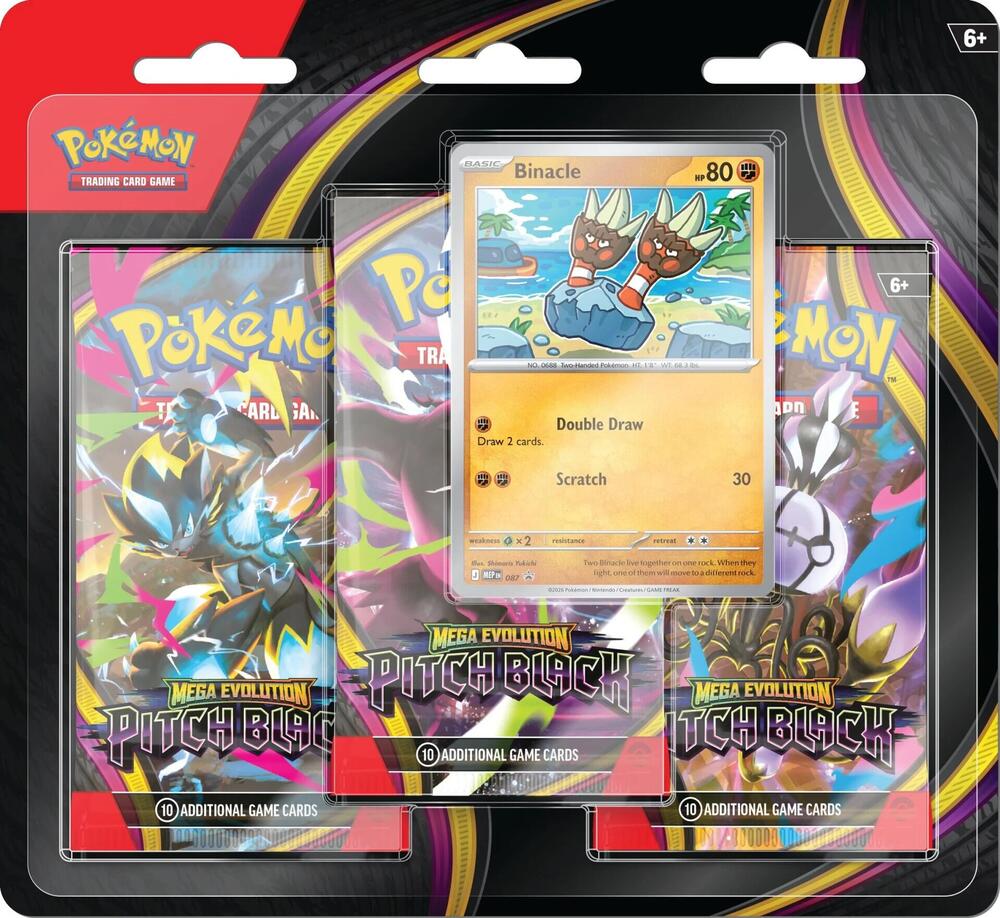 CardboardCrack - Pokémon Pitch Black 3-Pack Blister *PREORDER*