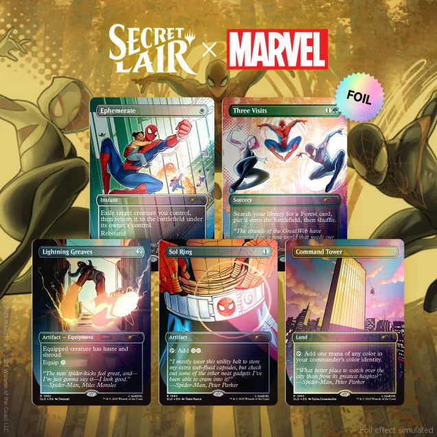 CardboardCrack - Secret Lair Drop: Secret Lair x Marvel's Spider-Man: Heroic Deeds - Rainbow Foil Edition - Secret Lair Drop Series (SLD)