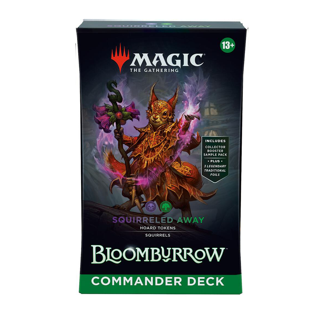 CardboardCrack - Bloomburrow Commander Deck - Squirreled Away