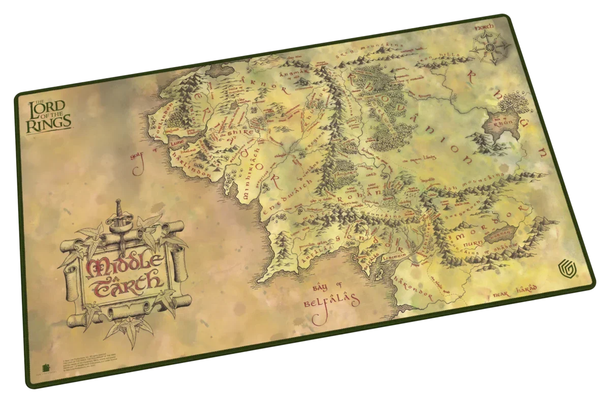 CardboardCrack - Playmat: Lord of the Rings- Places of Middle Earth