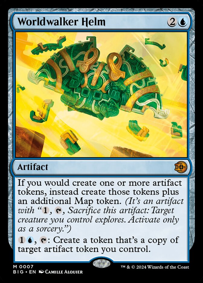 CardboardCrack - Worldwalker Helm - Outlaws of Thunder Junction: The Big Score (BIG) - FOIL
