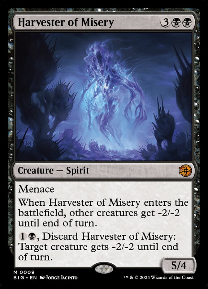 CardboardCrack - Harvester of Misery - Outlaws of Thunder Junction: The Big Score (BIG) - FOIL