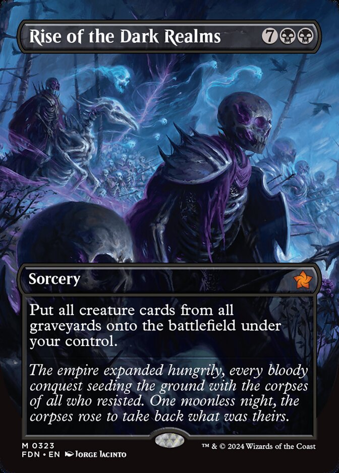 CardboardCrack - Rise of the Dark Realms (Borderless) - Foundations (FDN) - FOIL