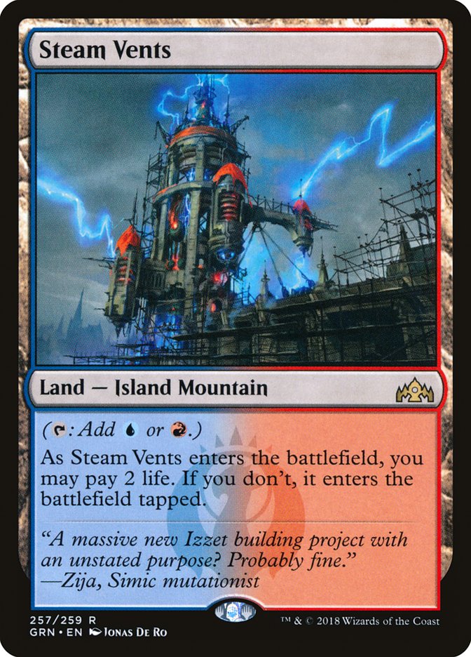 CardboardCrack - Steam Vents - Guilds of Ravnica (GRN)