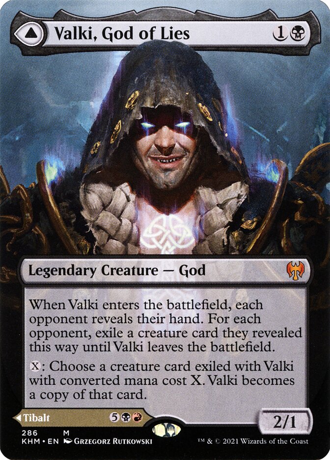 CardboardCrack - Valki, God of Lies (Borderless) - Kaldheim (KHM)
