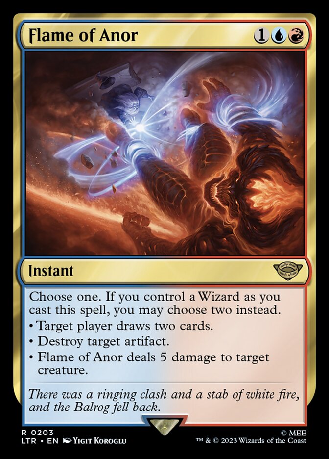 CardboardCrack - Flame of Anor - Universes Beyond: The Lord of the Rings: Tales of Middle-earth (LTR)