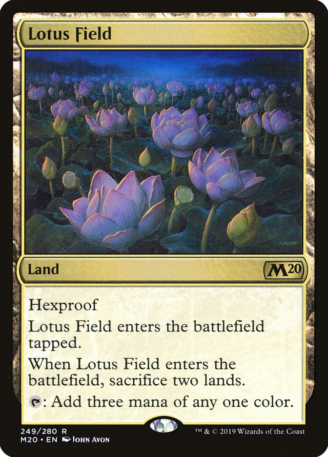 CardboardCrack - Lotus Field - Core Set 2020 (M20)