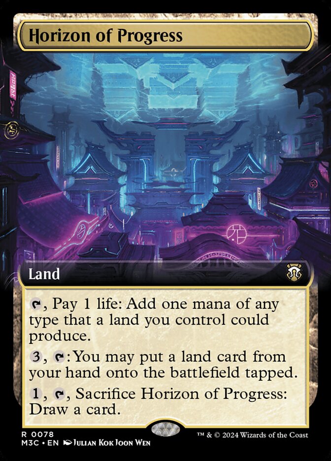 CardboardCrack - Horizon of Progress (Extended Art) - Commander: Modern Horizons 3 (M3C)