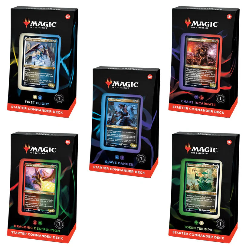CardboardCrack - MTG: Starter Commander Deck Display