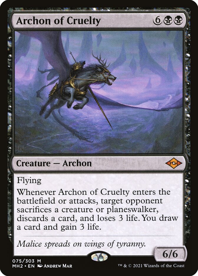 CardboardCrack - Archon of Cruelty - Modern Horizons 2 (MH2)