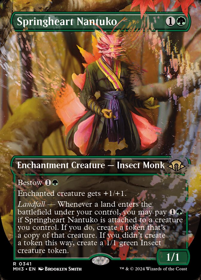CardboardCrack - Springheart Nantuko (Borderless) - Modern Horizons 3 (MH3)