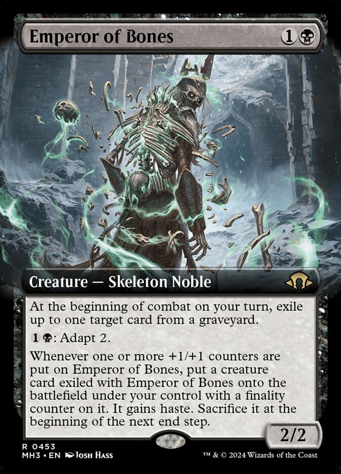 CardboardCrack - Emperor of Bones (Extended Art) - Modern Horizons 3 (MH3)
