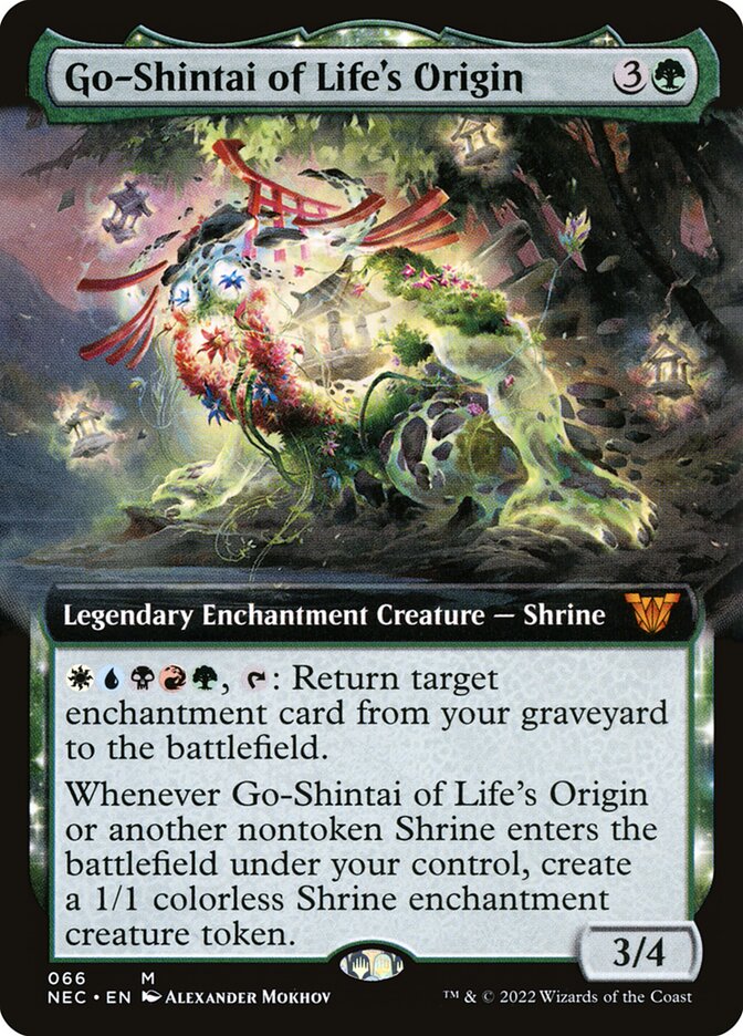 CardboardCrack - Go-Shintai of Life's Origin (Extended Art) - Commander: Kamigawa: Neon Dynasty (NEC)