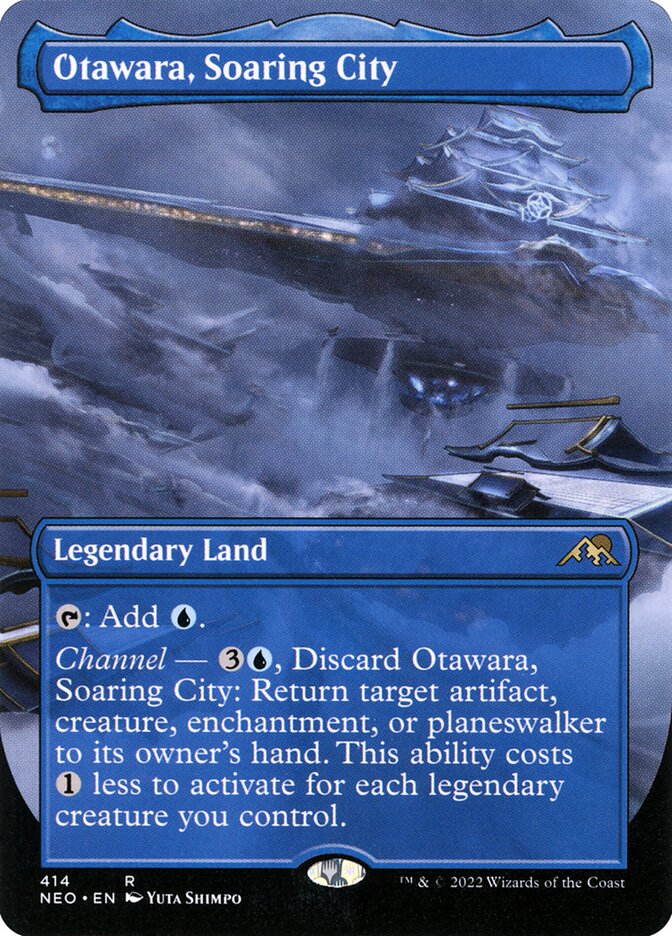 CardboardCrack - Otawara, Soaring City (Borderless) - Kamigawa: Neon Dynasty (NEO)