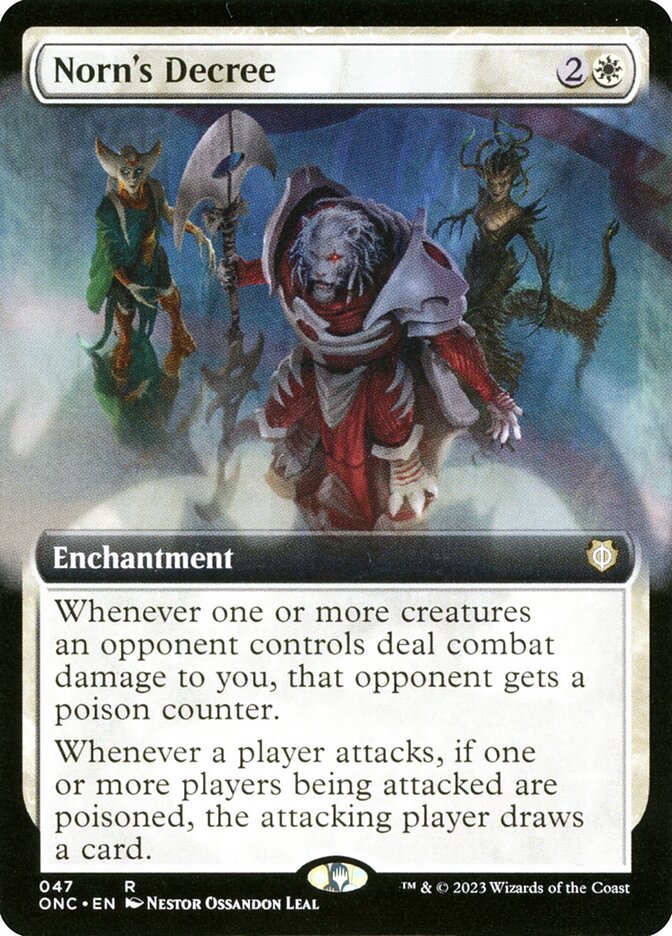 CardboardCrack - Norn's Decree (Extended Art) - Commander: Phyrexia: All Will Be One (ONC)