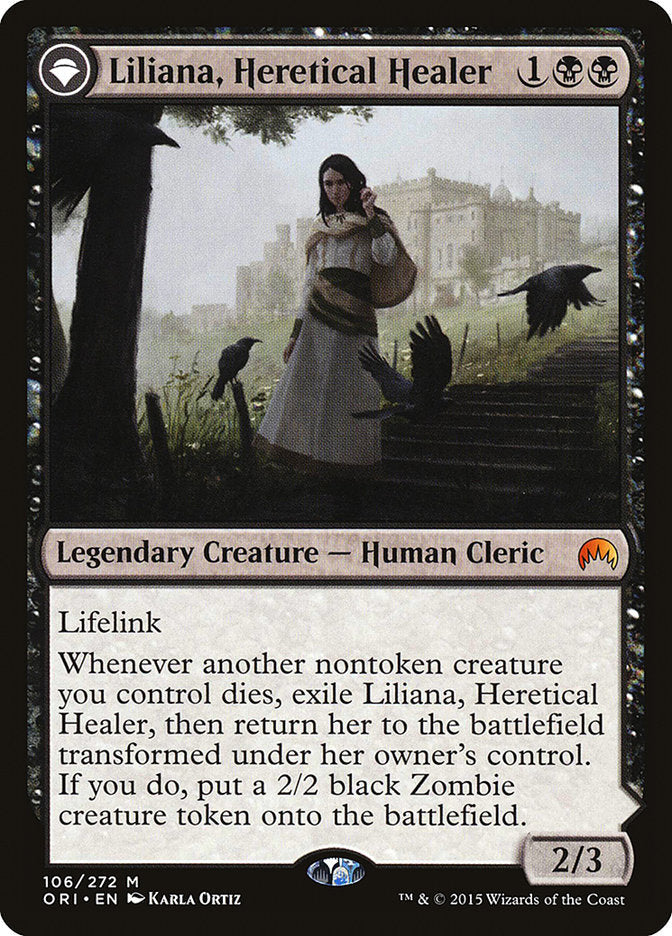 CardboardCrack - Liliana, Heretical Healer - Magic Origins (ORI)