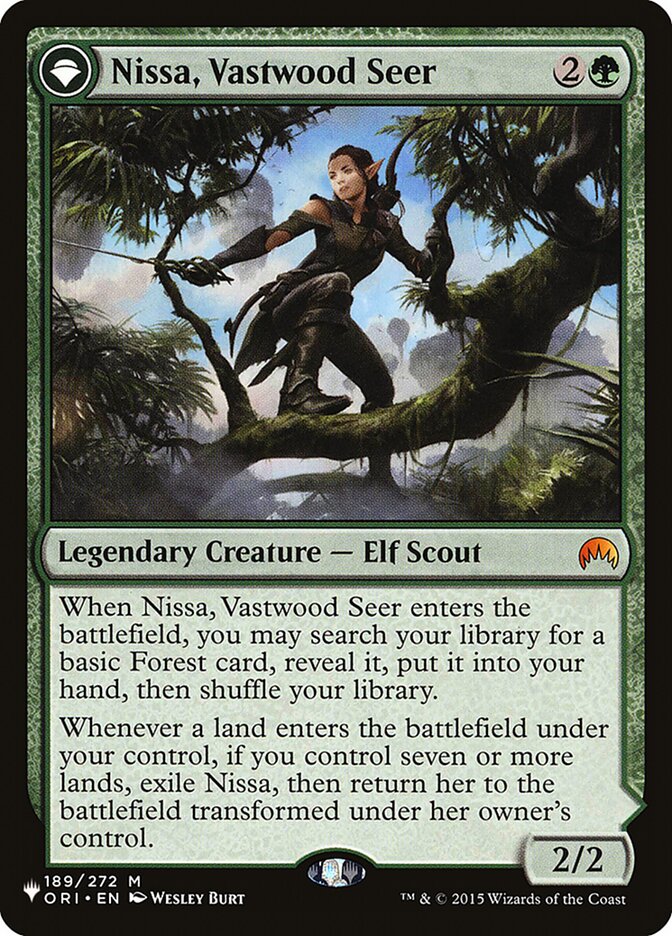 CardboardCrack - Nissa, Vastwood Seer - The List Reprints (LIST)