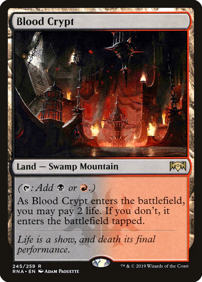 CardboardCrack - Blood Crypt - Ravnica Allegiance (RNA)