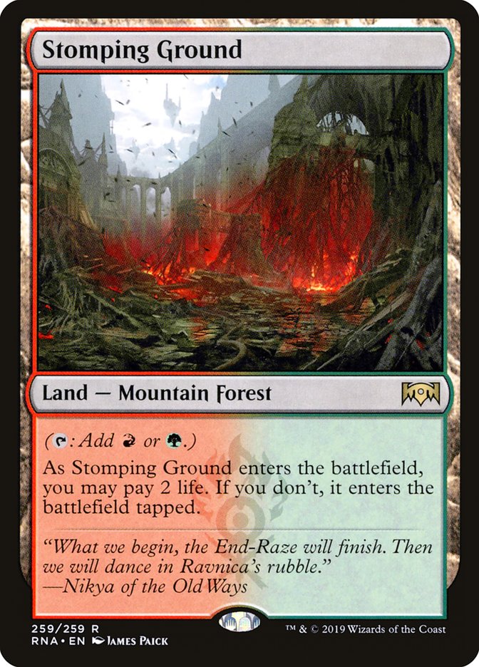 CardboardCrack - Stomping Ground - Ravnica Allegiance (RNA)