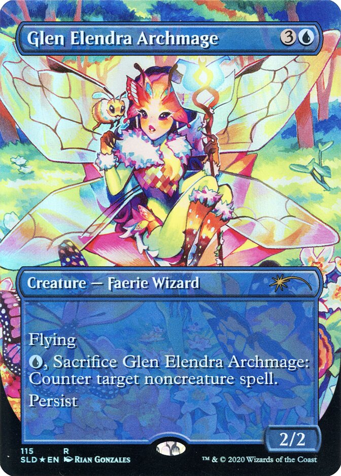 CardboardCrack - Glen Elendra Archmage (115) - Secret Lair Drop Series (SLD) - FOIL
