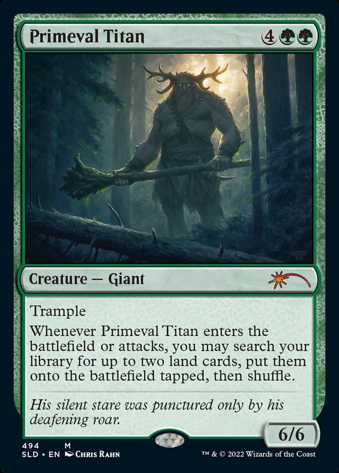 CardboardCrack - Primeval Titan (494) - Secret Lair Drop Series (SLD) - FOIL