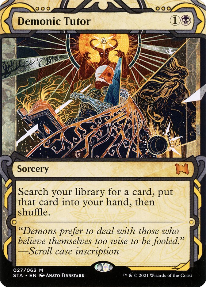 CardboardCrack - Demonic Tutor - Strixhaven: Mystical Archives (STA)