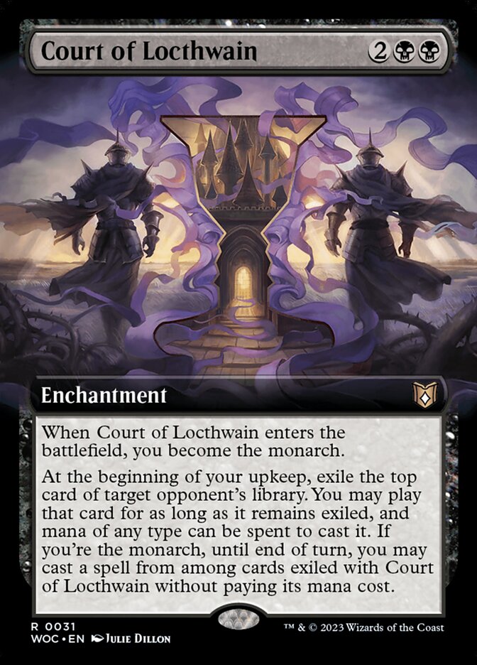 CardboardCrack - Court of Locthwain (Extended Art) - Commander: Wilds of Eldraine (WOC)
