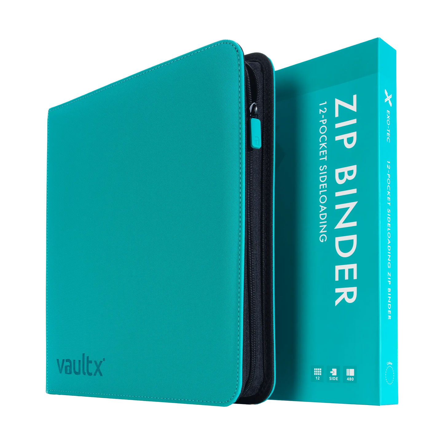 CardboardCrack - VaultX Exo-Tec® Zip Binder - 12 Pocket (various colors)