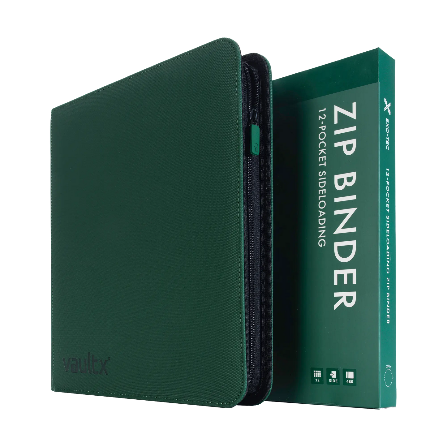 CardboardCrack - VaultX Exo-Tec® Zip Binder - 12 Pocket (various colors)