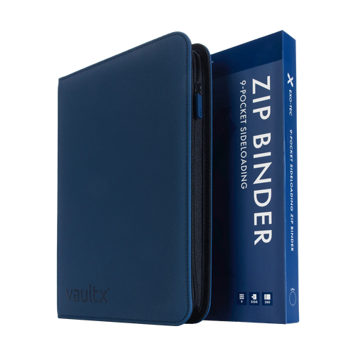 CardboardCrack - VaultX Exo-Tec® Zip Binder - 9 Pocket (various colors)