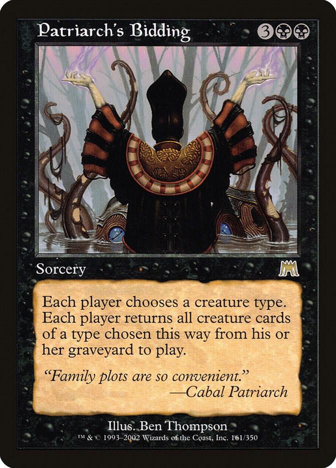 CardboardCrack - Patriarch's Bidding - Onslaught (ONS)